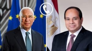 الرئيس السيسي يتلقى اتصالاً هاتفياً من رئيس المجلس الآوروبي