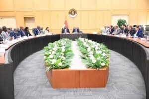 وزيرالنقل يعقد جلسة مباحثات مع نائب رئيس مجلس الوزراء بجمهورية الكونغو الديمقراطية 