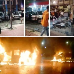 ملك المغرب هل هرب فعلا ؟ بعض نتائج أعمال العنف والتخربب خلال الاحتجاجات الأخيرة