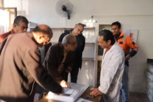 جولة تفقدية لرئيس شركة الصرف الصحي بالإسكندرية بمحطتي معالجة العامرية “الألماني” وإسكان مبارك