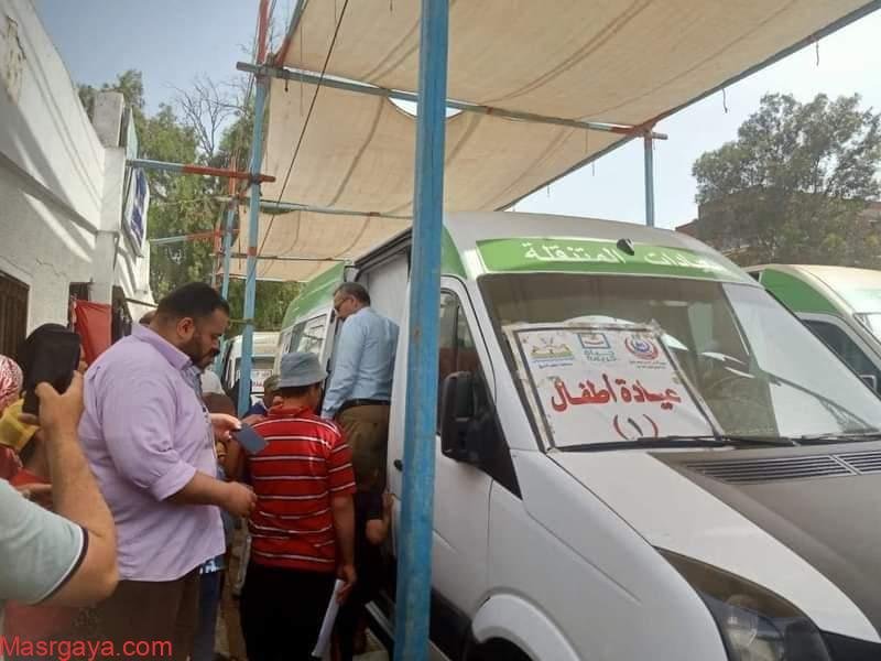 قافلة طبية مجانية قدمت خدماتها الطبية. لـ 1528 مواطنا بقلين