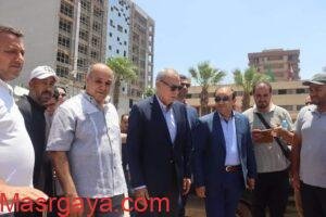 محافظ القليوبية ورئيس جهاز تطوير القاهرة الفاطمية يتفقدان ممشى النيل بمدينة بنها