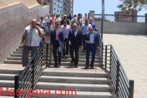 محافظ القليوبية ورئيس جهاز تطوير القاهرة الفاطمية يتفقدان ممشى النيل بمدينة بنها