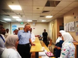 الدكتور إسماعيل كمال يتفقد مستشفى أسوان التخصصى العام بالصداقة الجديدة