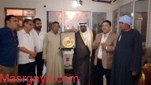 شيخ العييادة يستقبل الشيخ زياد الجهني لتعزيز العلاقات السعودية المصرية