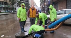 «صرف البحيرة »: استنفار كامل لسحب تجمعات مياه الأمطار من الشوارع 