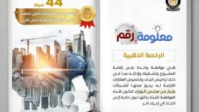 الرخصة الذهبية.. 44 شركة إجمالي عدد الشركات التي حصلت عليها حتى الأن