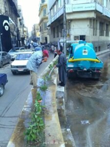 عروس الدلتا في أبهى صورها.. ميدان الساعة بحي اول طنطا يتحول إلى واحة خضراء