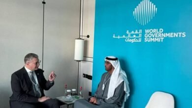 بدوي.. مباحثات ثنائية مع وزير الصناعة والتكنولوجيا المتقدمة بدولة الإمارات العربية المتحدة