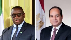 الرئيس عبد الفتاح السيسي يستقبل اليوم الرئيس السيراليوني