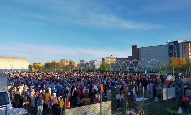 الجالية المصرية بميلانو تحتفل بعيد الفطر المبارك