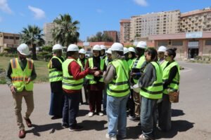 شركة الصرف الصحي بالإسكندرية تستقبل وفدًا طلابيًا من الجامعة اليابانية