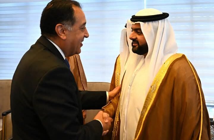 رئيس الوزراء يستقبل ولي عهد إمارة الفجيرة