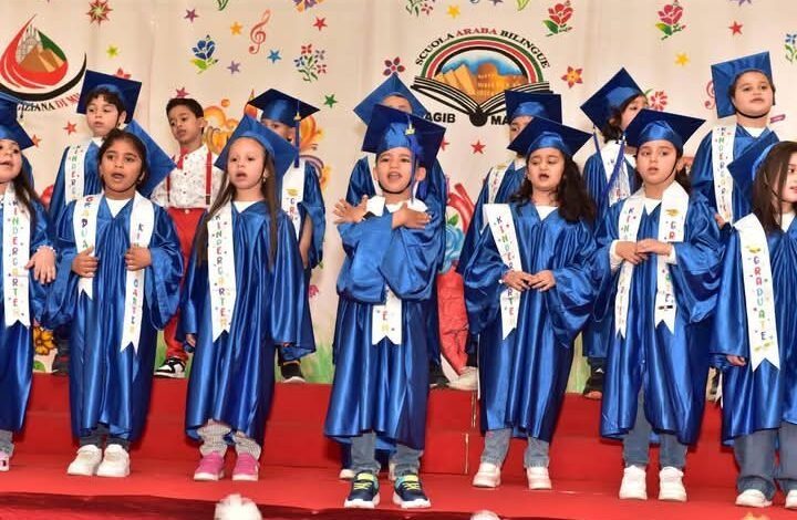 حضور ايطالى مشرف لحفل ختام العام الدراسى بمدرسة نجيب محفوظ