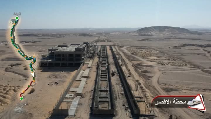 الخط الثاني من شبكة القطار الكهربائي السريع أكتوبر-أسوان_أبوسمبل