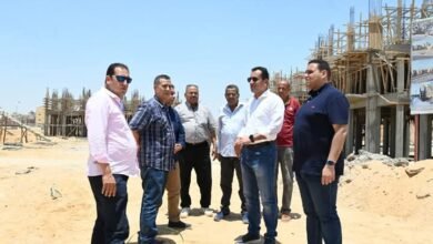 الشربيني يتابع مشروعات المرافق والطرق ومشروع "ديارنا" بمدينة العاشر من رمضان
