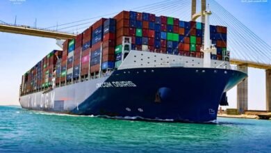 استعادة قناة السويس لحركة عبور سفن الحاويات العملاقة