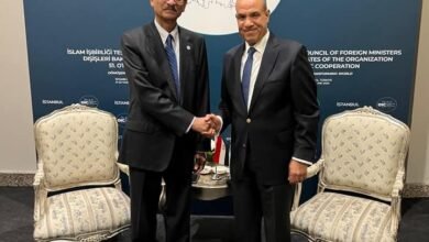 وزير الخارجية والهجرة يلتقي بمستشار الشئون الخارجية في بنجلاديش