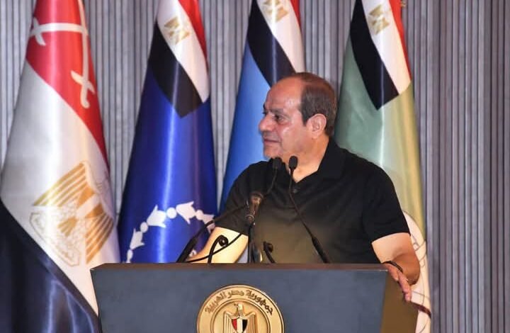 الرئيس عبد الفتاح السيسي يزور الأكاديمية العسكرية المصرية