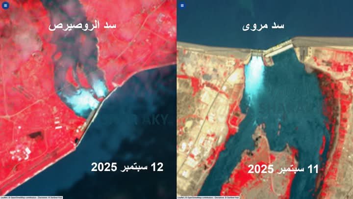 زيادة فتح بوابات السدود السودانية بعد تدفق مياه النيل الأزرق