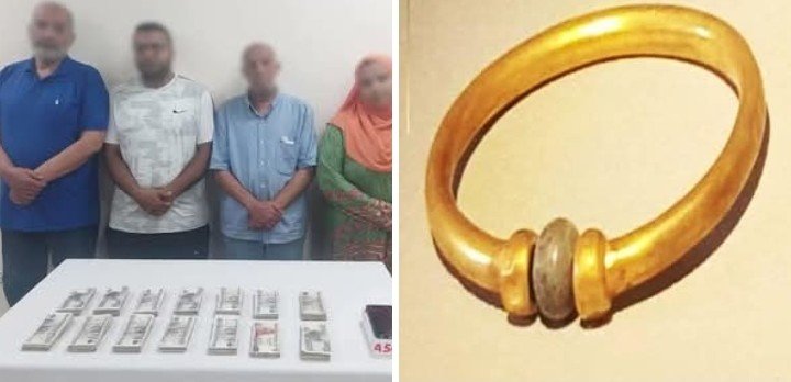 القبض على المتهمين بسرقة أسورة ذهبية أثرية من المتحف المصري